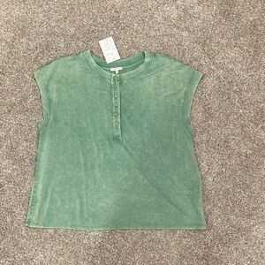 NWT Weathered Green Tank for Women